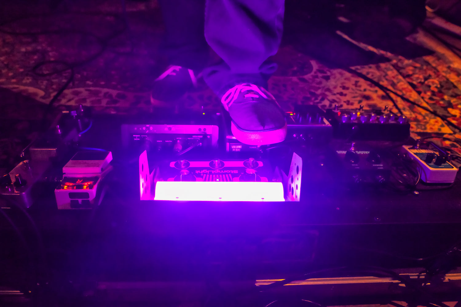 led light pedal schweller Portable Stage Lighting Pedal